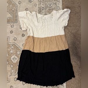 Umgee Color Block Dress